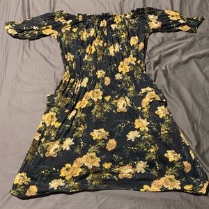 Medium Off Shoulder Fall Dress